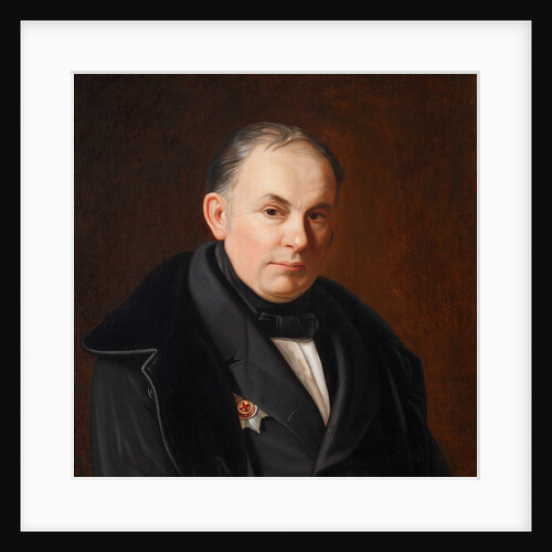 Portrait of the poet Vasily Zhukovsky, 1854 by Fyodor Ivanovich Igin