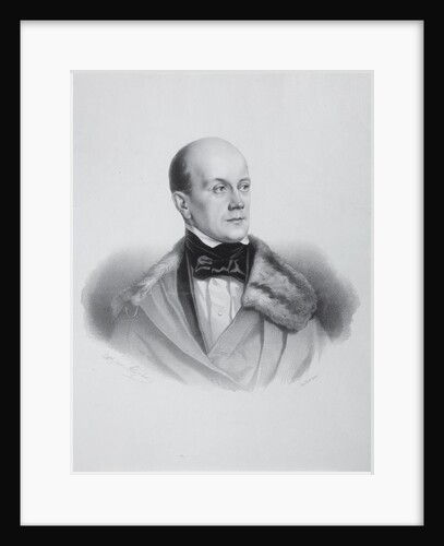 Portrait of Pyotr Yakovlevich Chaadayev, 1848 by Marie-Alexandre Menut Alophe