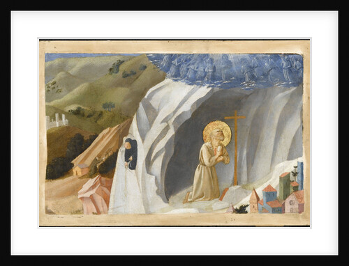 Saint Benedict Tempted in the Wilderness, 1430 by Fra Giovanni da Fiesole Angelico