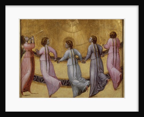 Five dancing angels, ca 1436 by Giovanni di Paolo