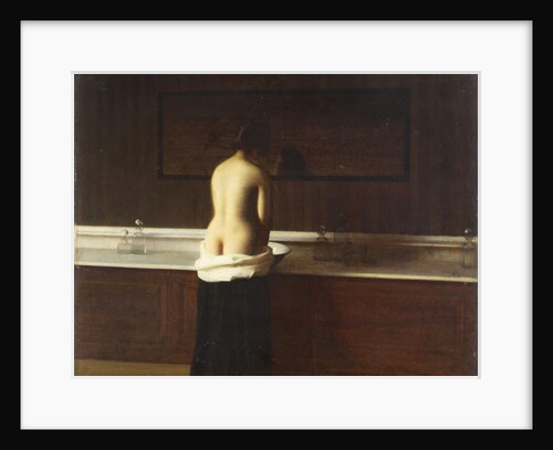 Young woman at her toilet, 1898 by Eugène Lomont