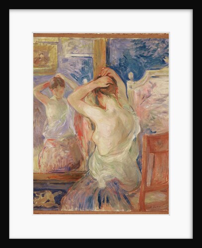 Devant la psyché, 1890 by Berthe Morisot