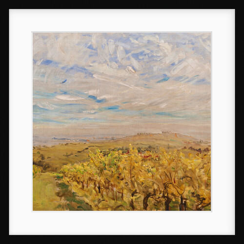 Early Autumn in the Palatinate. Vineyards near Neukastel, 1927 by Max Slevogt