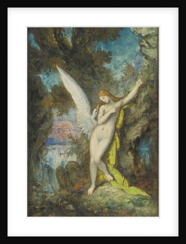 Leda and the Swan by Gustave Moreau