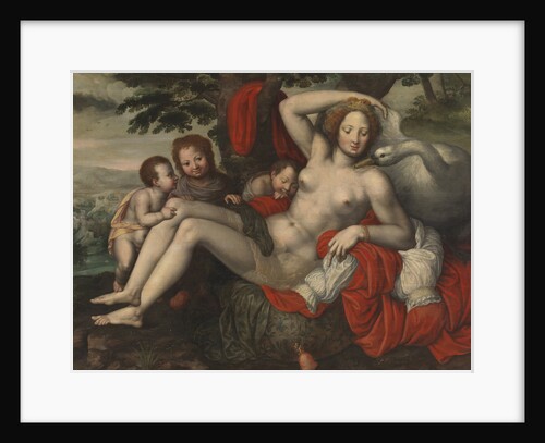 Leda and the Swan, Mid of 16th century by Georg Pencz