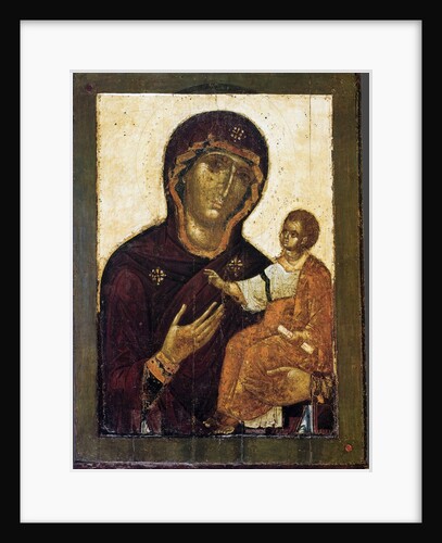 The Virgin Hodegetria, 12th century by Russian icon