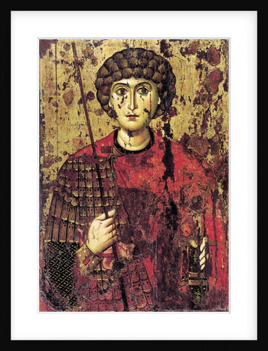 Saint George, 12th century by Russian icon