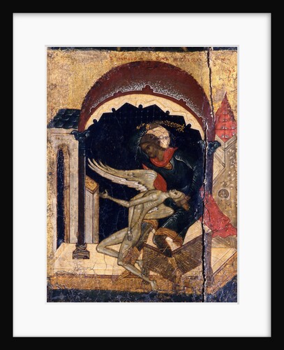 Saint Nicetas Vanquishing Satan (Detail), 16th century by Russian icon