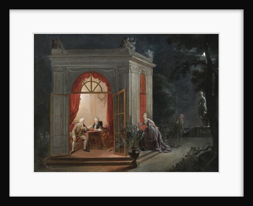 The Marriage Contract by Jean-Baptiste André Gautier Dagoty
