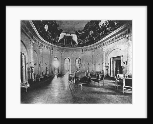 Ostafyevo Estate. Oval Hall, End of 19th century by Anonymous