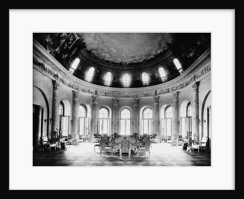 Ostafyevo Estate. Oval Hall, End of 19th century by Anonymous