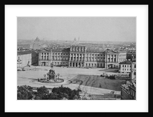 The Mariinsky Palace (Marie Palace) on the St Isaacs Square in Saint Petersburg, 1870s by Albert Felisch