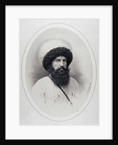 Portrait of the Imam Shamil, 1859 by Andrei Deniere