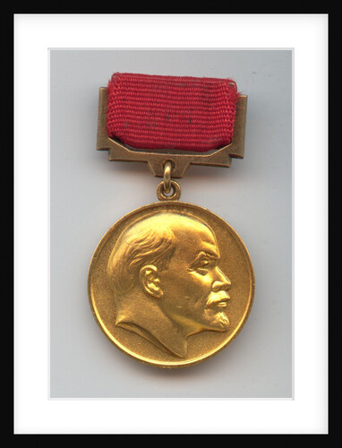 The Lenin Prize Medal by Anonymous