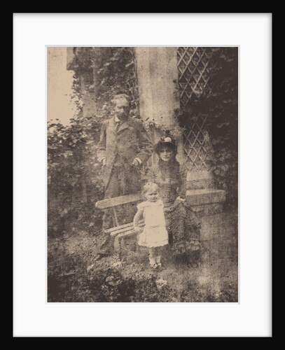 Berthe Morisot, her husband Eugène Manet and their daughter, Julie, ca 1881 by Anonymous
