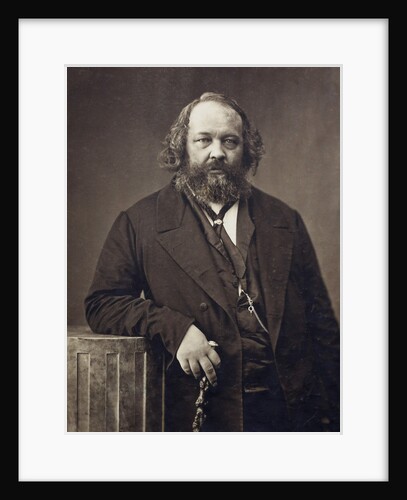 Portrait of Mikhail Alexandrovich Bakunin, ca 1860 by Gaspard-Félix Nadar