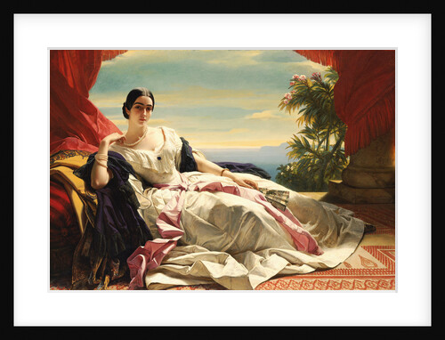 Portrait of Leonilla Ivanovna Baryatinskaya, Princess zu Sayn Wittgenstein, 1843 by Franz Xavier Winterhalter