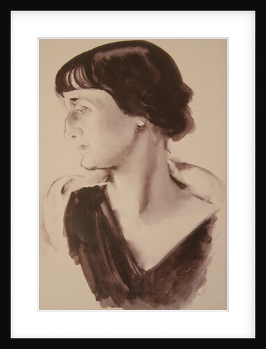 Portrait of the Poetess Anna Akhmatova, 1928 by Nikolai Andreyevich Tyrsa