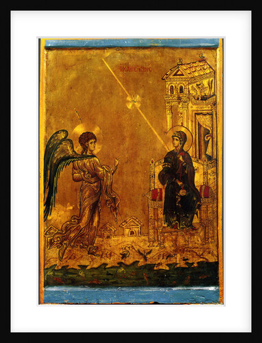 The Annunciation, 12th century by Byzantine icon