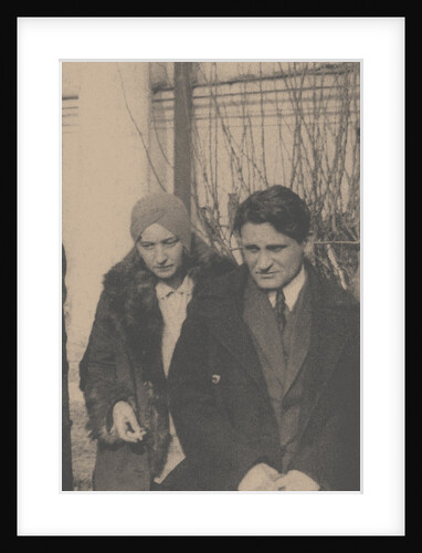Serafima Suok-Narbut and Yury Olesha at the Funeral of Vladimir Mayakovsky, 1930 by Ilya Arnoldovich Ilf