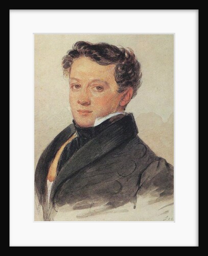 Portrait of Sergey Ivanovich Turgenev, 1810s by Pyotr Fyodorovich Sokolov