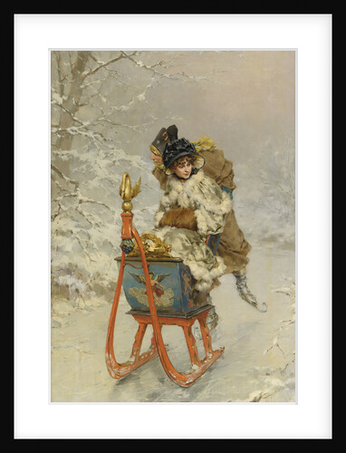 The Sleigh Ride by Frederik Hendrik Kaemmerer