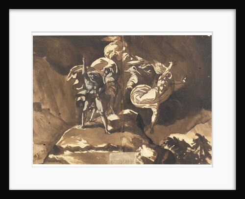 The Witches Floating Above Macbeth and Banquo by Johann Heinrich Füssli