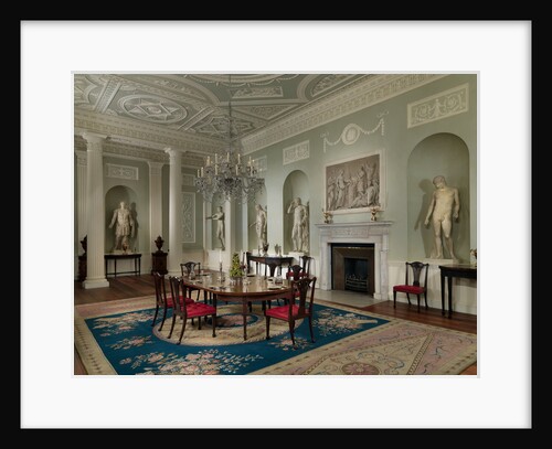 Dining room from Lansdowne House, London, 1767-1769 by Robert Adam
