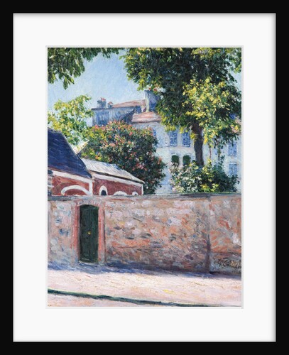 Houses in Argenteuil, 1883 by Gustave Caillebotte