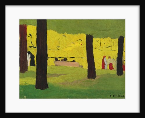 The pink bench, c. 1890 by Édouard Vuillard