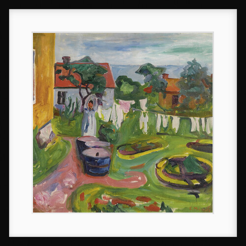 Clothes On A Line In Asgardstrand, 1902 by Edvard Munch