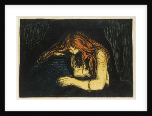 The Vampire II, 1895-1900 by Edvard Munch