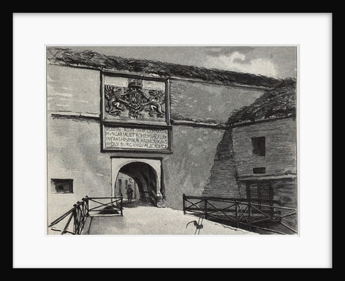 The Gate of the Old Fortress in Komárno, 1890s by Gyula Háry