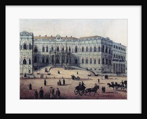 The Chertkov House on Myasnitskaya Street in Moscow, 1860s by Anonymous