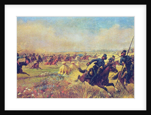 The Battle of Mir on 9 July 1812, 1912 by Viktor Viketyevich Masurovsky