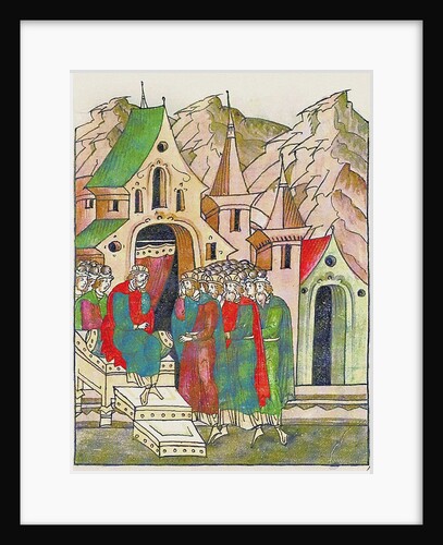 Yaropolk of Kiev calls his brothers to reconcile. by Anonymous