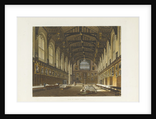 Hall of Christ Church, 1814 by Thomas Tomkins