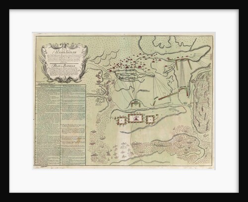 Map of Battle of Savuchny, 1739-1740 by Anonymous