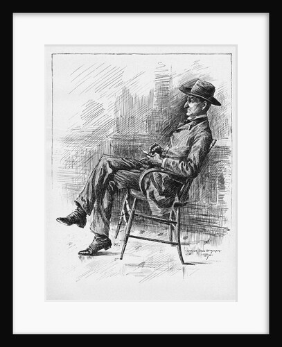 Portrait of Benjamin Peter Old Hutch Hutchinson, 1890 by Arthur Jule Goodman