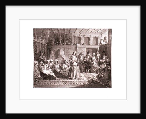 The Shamakhi dancers, Mid of the 19th century by Grigori Grigorievich Gagarin