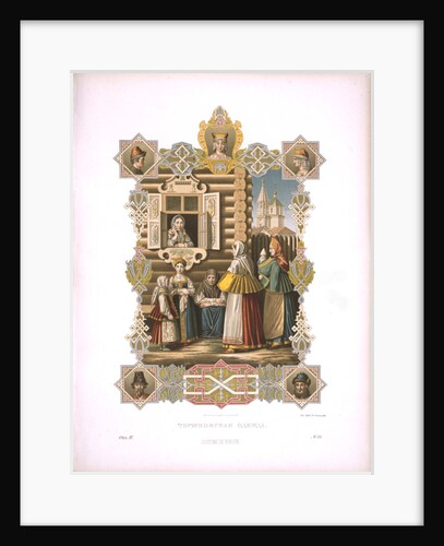 Costumes of Torzhok by Fyodor Grigoryevich Solntsev