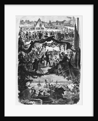 Wedding of Prince-Pope to celebrate the Peace Treaty of Nystad on 20 August 1721, 1872 by Lavrenty Avksentyevich Seryakov