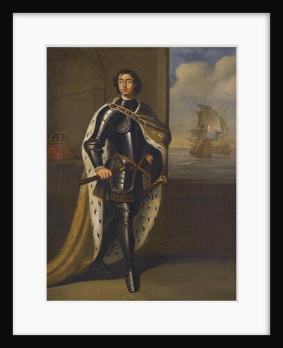 Portrait of Emperor Peter I the Great, 1690s by Sir Gotfrey Kneller
