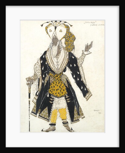 Costume design for the Ballet Blue God by R. Hahn, 1911 by Léon Bakst