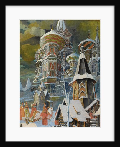 Saint Basils Cathedral by Leonid Mikhaylovich Brailovsky