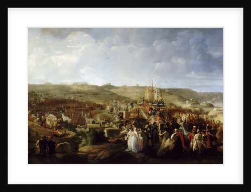 Napoleon Distributes the Crosses of the Legion of Honor at the Camp of Boulogne on August 16, 1804, by Philippe-Auguste Hennequin