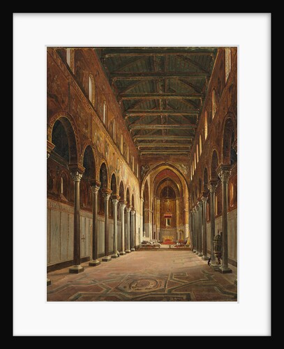Interior of the Monreale Cathedral Santa Maria Nuova by Frans Vervloet