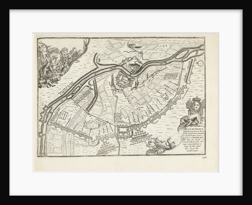 The Siege and Battle of Narva in 1700, 1726 by Pieter van der Aa
