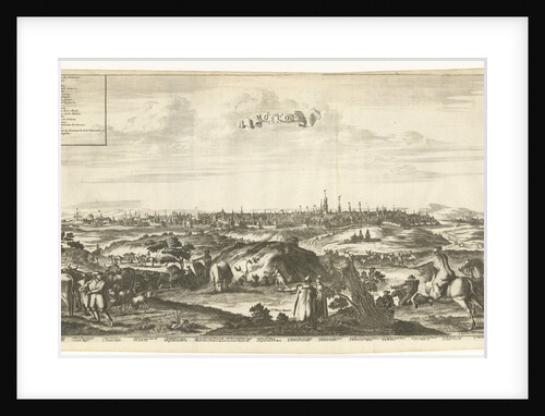 View of Moscow, 1726 by Pieter van der Aa