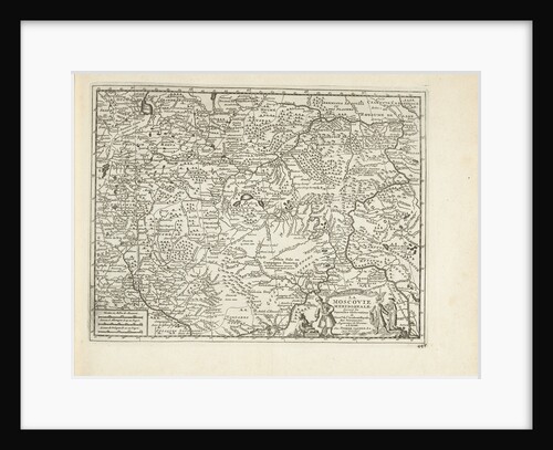 Map of Moscovia, 1726 by Pieter van der Aa